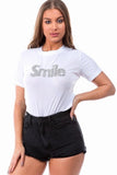 “Smile” Bling Tee